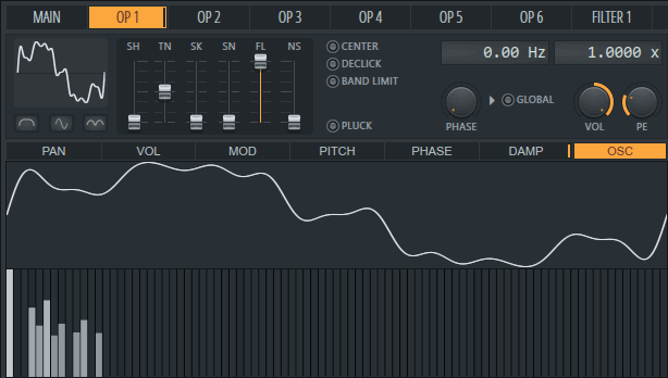 Modélisation 2 du spectre d'un accordéon